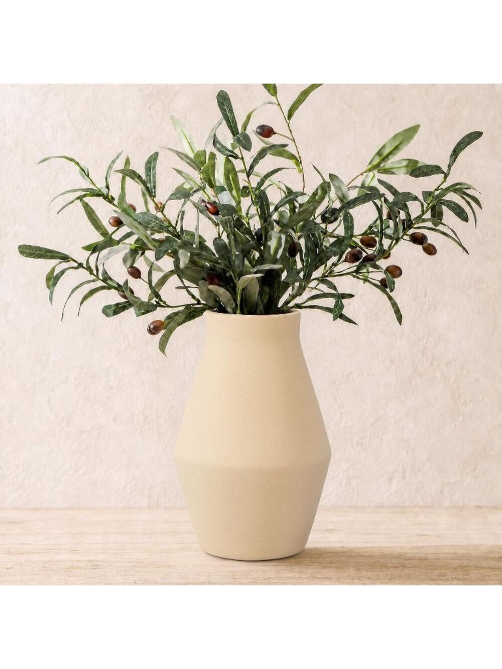 10 Inch Terracotta Ceramic Rustic Farmhouse Flower Vase For Table Home Decor